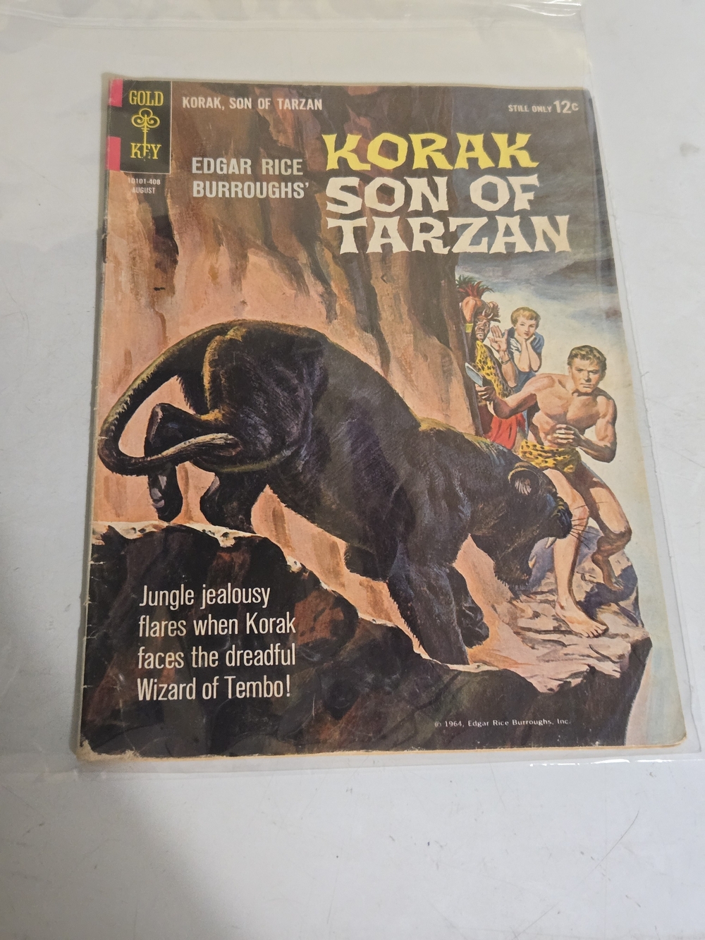 Korak Son of Tarzan #4  Comic Book - Black, Brown Cover